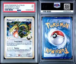 2009 Pokemon Platinum Supreme Victors Rayquaza C Holo #8 PSA 1 PR - Image 3