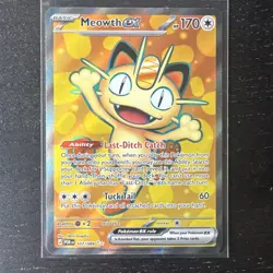Meowth Ex Full Art 107/088 - Pokemon TCG Perfect Order - Image 1