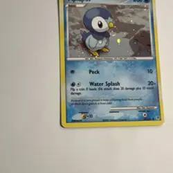 Piplup Pokemon Diamond & Pearl 93/130 Cosmos Holo SWIRL - Image 3