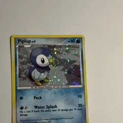 Piplup Pokemon Diamond & Pearl 93/130 Cosmos Holo SWIRL - Image 5
