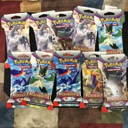 Pokemon Paldea Evolved Sleeved Booster Pack LOT of 10 Sealed Packs - Image 1