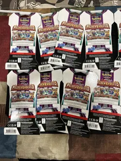 Pokemon Paldea Evolved Sleeved Booster Pack LOT of 10 Sealed Packs - Image 5
