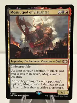 Mogis, God of Slaughter 89 M Commander: Duskmourn: House of Horror NM MTG - Image 1