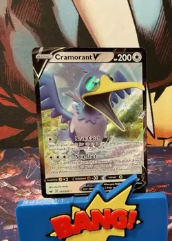 🔥2021 Pokemon #054/202 CRAMORANT V Ultra Rare Sword & Shield Shining Fates - Image 2