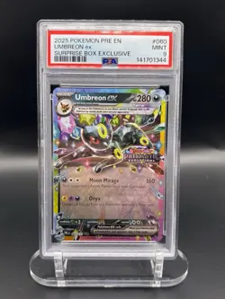 PSA 9 - Umbreon ex [Stamped] #60 Pokemon Prismatic Evolutions - Image 1