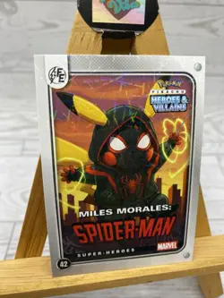 Pikachu as Miles Morales Spider-Man Heroes & Villains Non-Pokemon Fan Art - Image 2