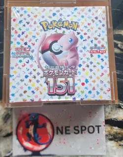 Pokemon 151 Japanese Booster Box SEALED Acrylic Case Included US Seller - Image 1
