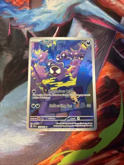 Pokemon TCG Gastly Scarlet & Violet Temporal Forces 177/162 IR NM/MT - Image 1