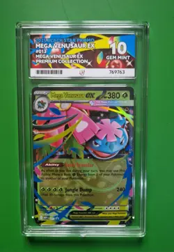 Mega Venusaur 013 ACE 10 Black Star Promo Premium Collection 2025 TCG Pokemon - Image 1