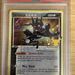 2021 POKEMON SWSH BLACK STAR PROMO #144 GRENINJA-GOLD STAR PSA 9 - Image 2