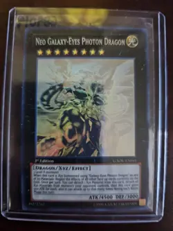 Yu-Gi-Oh Neo Galaxy Eyes Photon Dragon Ghost Rare GAOV-EN041 1st Edition NM - Image 1