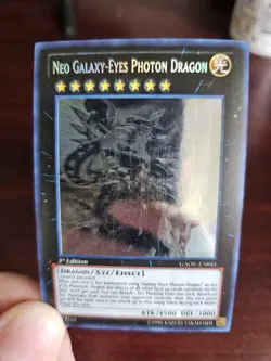 Yu-Gi-Oh Neo Galaxy Eyes Photon Dragon Ghost Rare GAOV-EN041 1st Edition NM - Image 2