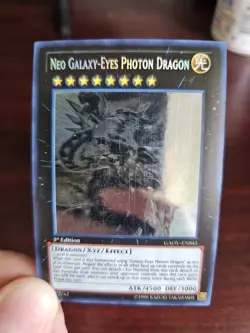 Yu-Gi-Oh Neo Galaxy Eyes Photon Dragon Ghost Rare GAOV-EN041 1st Edition NM - Image 3