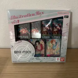Bandai Namco One Piece Card Game Illustration Box Vol.1-4 Booster & Promo Cards - Image 2