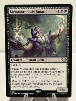 Metamorphosis Fanatic 21 R Commander: Duskmourn: House of Horror NM MTG - Image 1