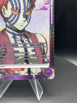 Union Arena Demon Slayer Vol 2 Akaza UEX05BT/KMY-P-002 Rare 1-Star R* NM - Image 4