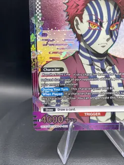 Union Arena Demon Slayer Vol 2 Akaza UEX05BT/KMY-P-002 Rare 1-Star R* NM - Image 5