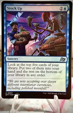 1x MTG Stock Up (Foil) - Aetherdrift (DFT) #67 - Magic the Gathering - Image 1
