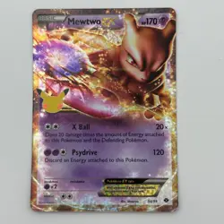Mewtwo EX 54/99 Celebrations 25th Anniversary Collection Pokemon Card NM+ - Image 1