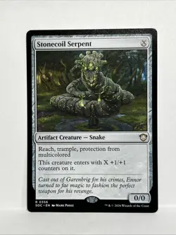 Stonecoil Serpent Commander: Secrets of Strixhaven Regular - Image 1