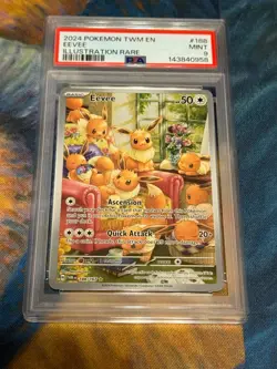 2024 Pokemon Eevee PSA 9 Twilight Masquerade 188/167 - Image 1