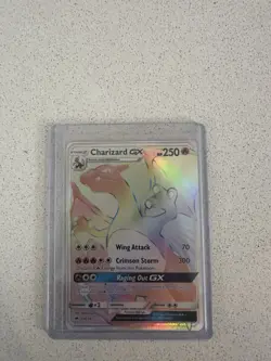 2017 POKEMON SUN & MOON BURNING SHADOWS #150/147 CHARIZARD GX SECRET RARE - Image 1