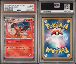 Pokemon Charizard Holo #12 BW Freeze Bolt Japanese 2012 PSA 10 GM, pop 127, UED - Image 3