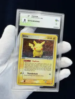 Pokemon Ditto (Pikachu) Reverse Holo Rare ex Delta Species #39/113 - Image 1