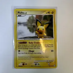 Pichu 93/123 Mysterious Treasures Pokemon TCG Yuka Morii - Image 1