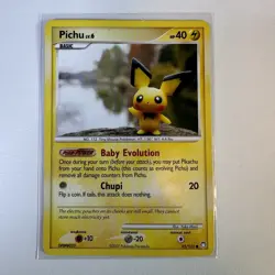 Pichu 93/123 Mysterious Treasures Pokemon TCG Yuka Morii - Image 5