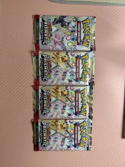 Pokemon TCG Prismatic Evolutions Booster Pack Lot Of (4) FACTORY SEALED PACKS - Image 1