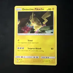Detective Pickachu 10/18 Detective Pickachu Pokemon TCG Holo Rare NM - Image 2