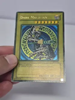 *FADED* YuGiOh Dark Magician Ultra Rare SDY-006 2002 Moderately Played - Image 5