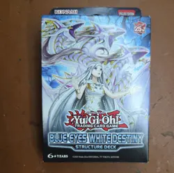 NEW💥YUGIOH BLUE EYES WHITE DESTINY STRUCTURE DECK FACTORY SEALED 1ST ED CHARITY - Image 2