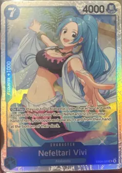 One Piece CCG Nefeltari Vivi EB04-025 SR THE AZURE SEA'S SEVEN ENGLISH OP14 - Image 1