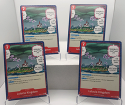 Lulucia Kingdom Playset EB04-010 x4 Adventure on Kami's Island One Piece English - Image 1