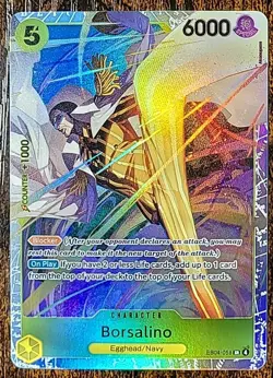 One Piece Borsalino EB04-058 SR Adventure On Kami's Island NM - Image 1