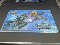 WoW TCG Scourgewar Icecrown Epic Playmat, Collector Box, and Deck Box - Image 2