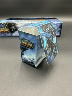 WoW TCG Scourgewar Icecrown Epic Playmat, Collector Box, and Deck Box - Image 3