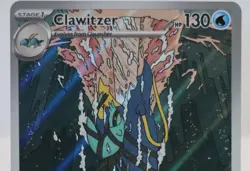 Clawitzer Illustration Rare 141/132 Me01: Mega Evolution Pokemon Card TCG - Image 2