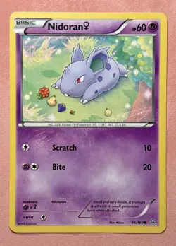 Nidoran ~ Culinary Corner~Cute Pokemon Cards~ Pretty in Pink & Pastel Gallery - Image 1