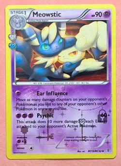 Meowstic~ Cute Pokemon Cards ~ Pretty in Pink & Pastel Gallery~ Pink Pokemon - Image 1