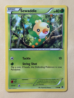 Sewaddle~Cute Pokemon Card~ Botanical Garden Gallery ~Nature - Image 1