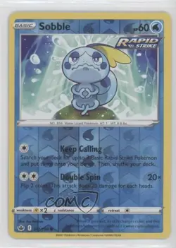 Sobble Reverse Foil Pokemon Sword & Shield Chilling Reign #041 - Image 1