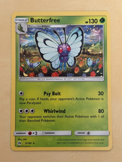 Butterfree~Cute Pokemon Card~ Botanical Garden Gallery ~Nature - Image 1