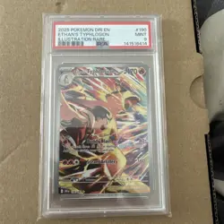Pokemon TCG Destined Rivals Ethan's Typhlosion Card 190/182 - PSA 9 - Image 1