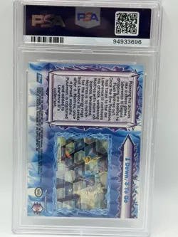 Pokemon Card 1 Down, 3 To Go 16 Rainbow Foil The Movie 2000 Topps PSA 8 - Image 2