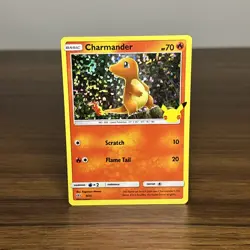 Charmander 9/25 25th Anniversary Mcdonalds Promo | Holo Pokemon Card 2021 - Image 2