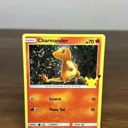 Charmander 9/25 25th Anniversary Mcdonalds Promo | Holo Pokemon Card 2021 - Image 3