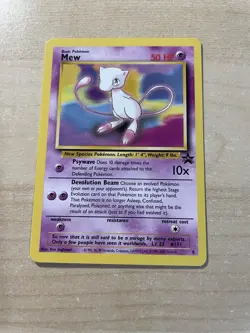 Pokemon Card - Mew #8 WoTC Black Star Promo - Image 1